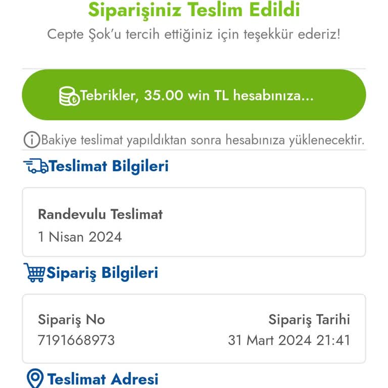 Şok Market Cepte Şok'dan Kazandığım WIN'LER, 43 Gündür Yüklenmiyor