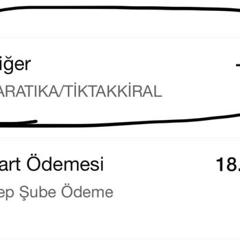 Tiktak Firmasının Kartımdan Bilgim Haricinde Para Çekmesi