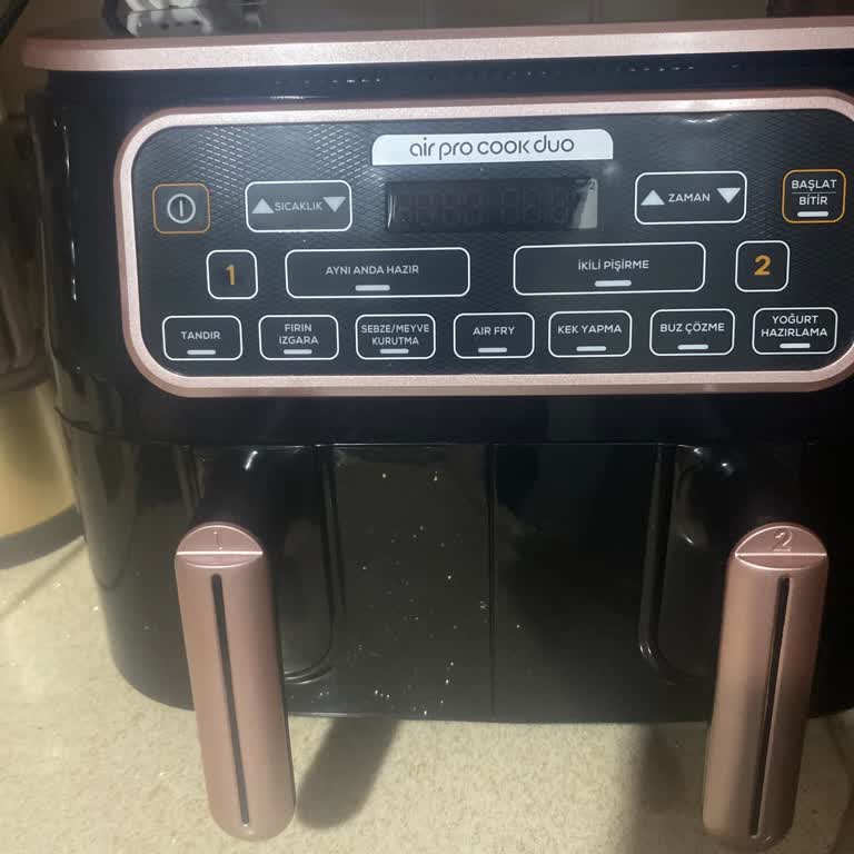 Karaca Züccaciye Karaca Air Pro Cook Duo Ev Yemeği Xxxl 8 Litre Airfryer