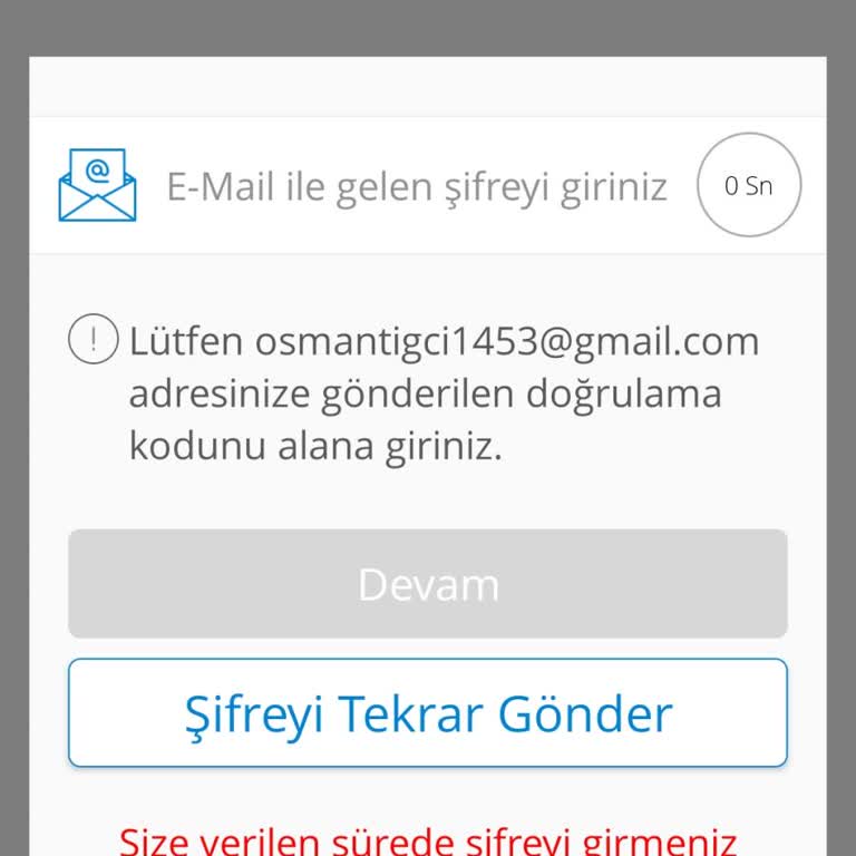 Denizbank E-posta Güncellemesi Yapamıyorum