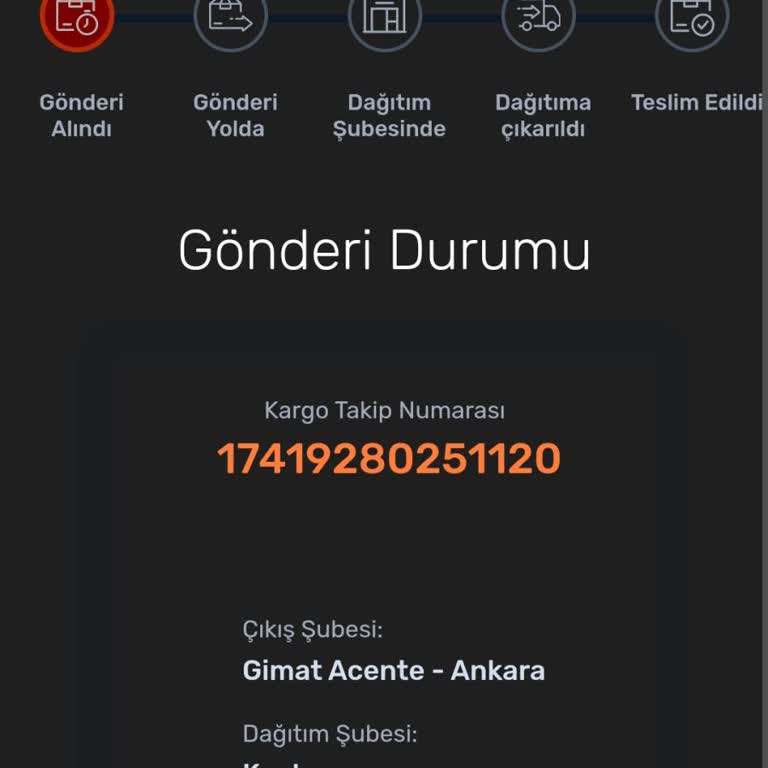 Sürat Kargo Kargom Gelmedi Alındı Olarak Gözüküyor