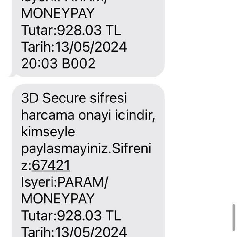 MoneyPay Yaşadığım Mağduriyet