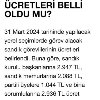 Yüksek Seçim Kurulu (YSK) 2024 Yerel Seçim Görevli Ücretleri Haksızlığı