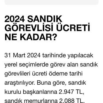 Yüksek Seçim Kurulu (YSK) 2024 Yerel Seçim Görevli Ücretleri Haksızlığı