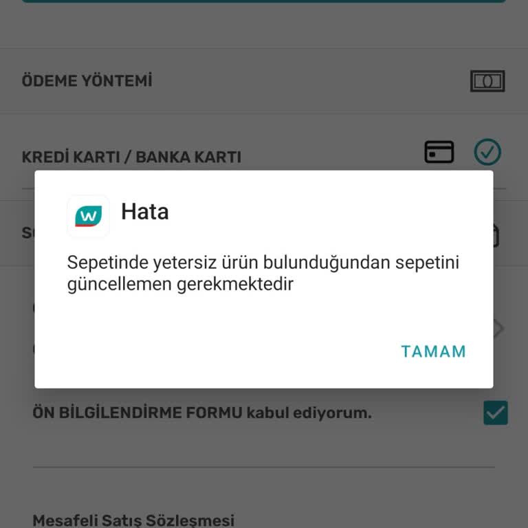 Watsons Sepette Güncelleme Yazısı Çıkıyor
