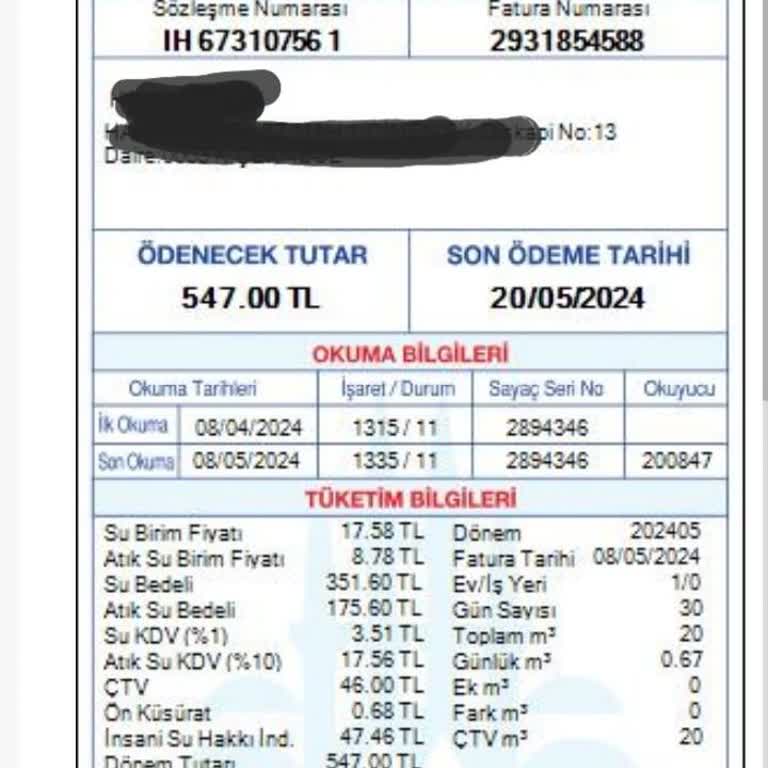 İSKİ Su Faturası İtiraz