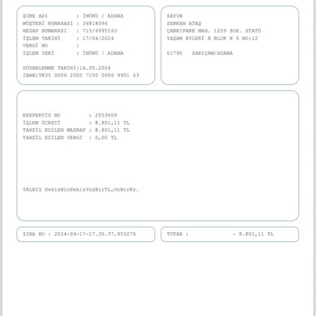 Garanti BBVA Konut Kredisi Ekspertiz Ücreti
