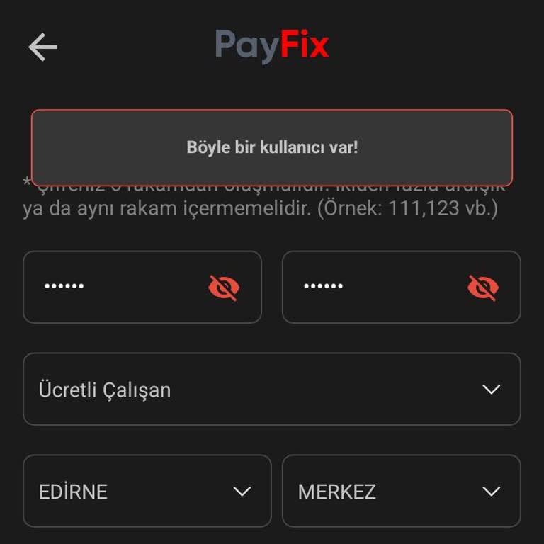 Adıma Bilgim Olmadan Payfix Hesabi Açılmış
