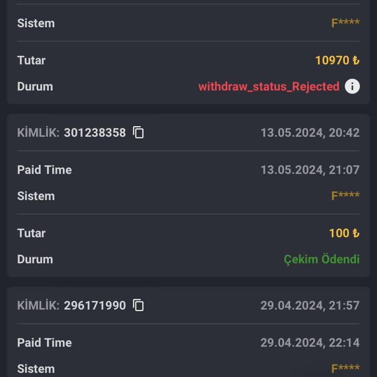 Vaycasino Ödeme Sorunları