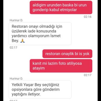 Domino's Pizza Hem Yanlış Ürün Getirip Hem De İademi Reddediyor