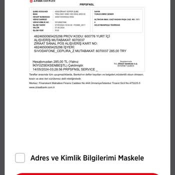 Vodafone Paketim Erken Bitti