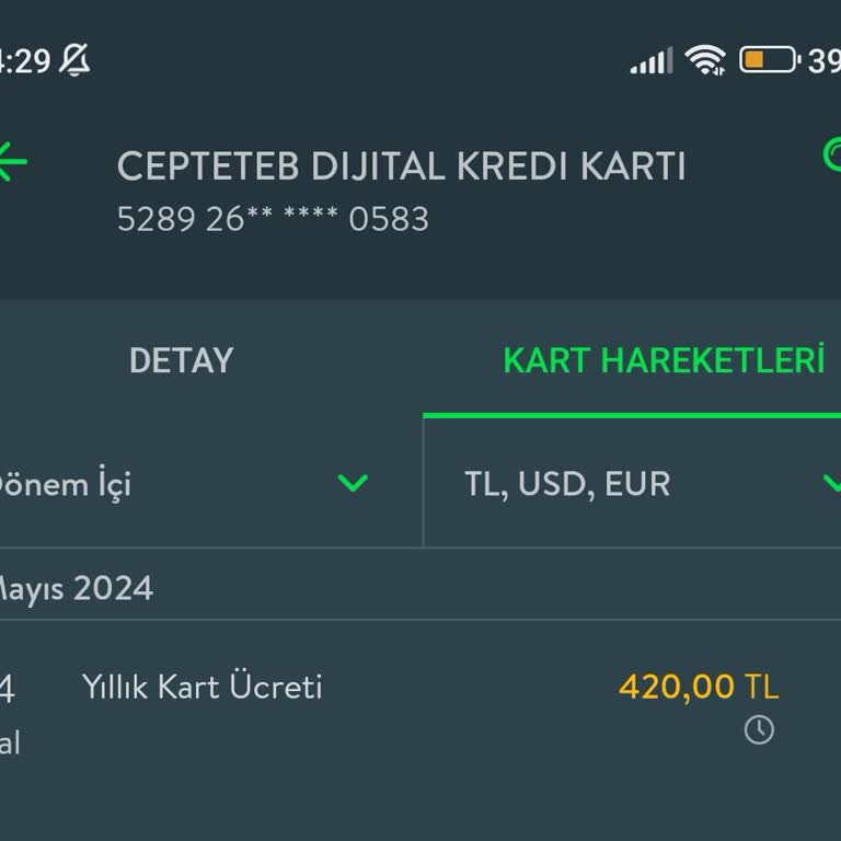 TEB Kredi Kartı Yıllık Ücret