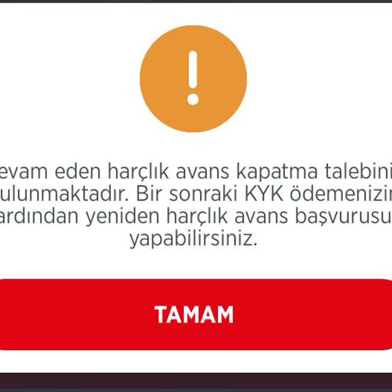 Ziraat Bankası Harçlık Avans Açtırma.