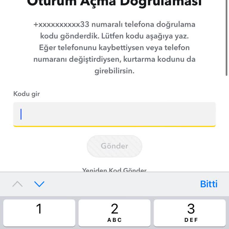 Snapchat Recovery Code Error
