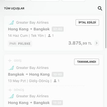 Greater Bay Airlines Kötü Bir Deneyim