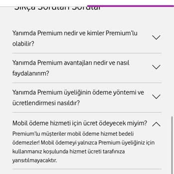Vodafone Premium Hizmet Bedeli Ücreti Alması