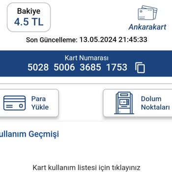 EGO Genel Müdürlüğü Banka Kartımdan Ödemesi Alınan Yüklemesi Yetersiz Bakiye Olan EGO Kart