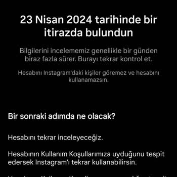 Instagram Hesabım Kapandı