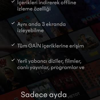 Gain Aboneliğimi Kabil Etmiyor