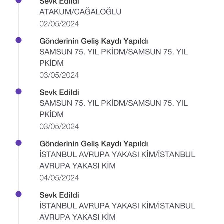 PTT Kargo Esenler Kdm PTT Kargomu Teslim Etmiyor