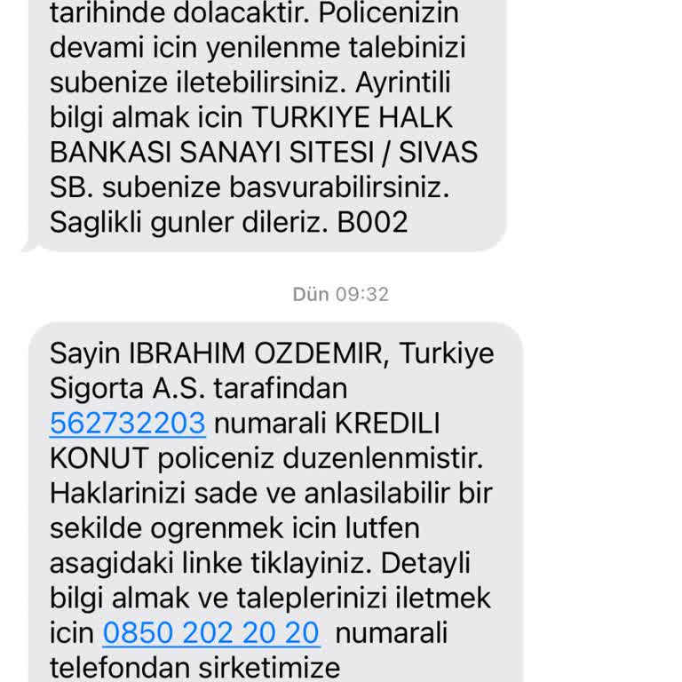 Halkbank Konut Kredisi Sigorta Yenileme Şikayeti