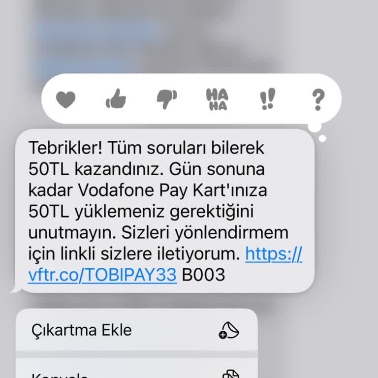 Vodafone Pay Hediye Para Vermiyor