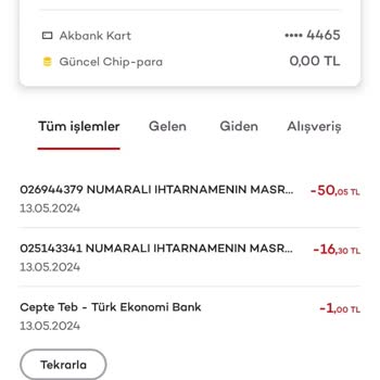 Akbank Haksız İhtarname Parası Kesiyor