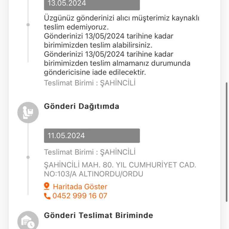 MNG Kargo Şikayetçiyim Çalışıyorum Gelemem İlçedeyim