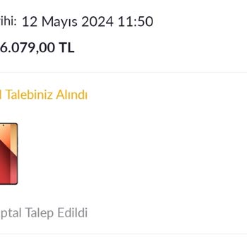 Pazarama Alışveriş Sitesi İptal Talebimi Yok Sayıp Ürünü Gönderdi.