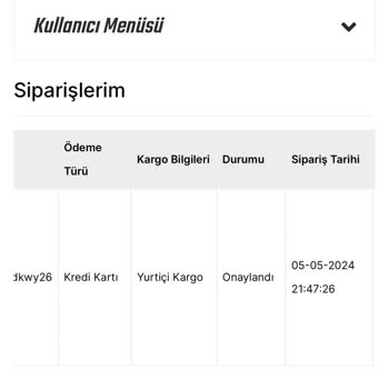 Gp Kompozit Sipariş Kargoya Verilmedi