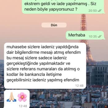 Xoxo Store Asla Para İadesi Yapılmıyor.