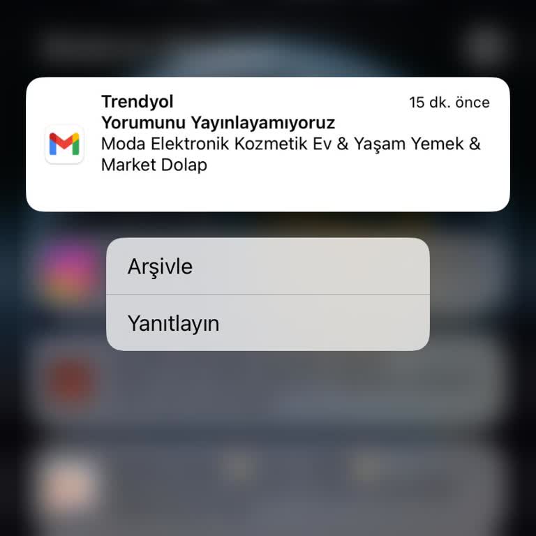 Trendyol'da Yorum Yapamıyorum
