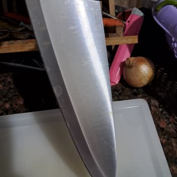 Tefal Paslanmaz Çelik Şef Bıçağı Paslandı