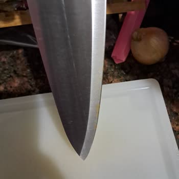 Tefal Paslanmaz Çelik Şef Bıçağı Paslandı