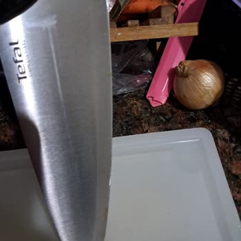 Tefal Paslanmaz Çelik Şef Bıçağı Paslandı