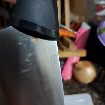 Tefal Paslanmaz Çelik Şef Bıçağı Paslandı