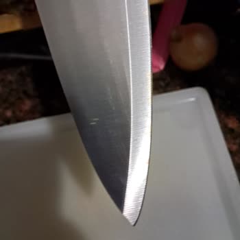 Tefal Paslanmaz Çelik Şef Bıçağı Paslandı