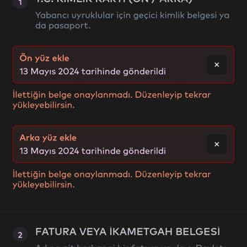 Param Hesap Limiti Yükselmiyor