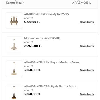 Tepe Home Online Dan Aldığım Ürünler Hala Teslim Edilmedi