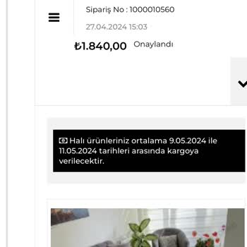 Reydeko Halı Siparişimi Elime Ulaştırmıyor Sürekli Oyalanıyorum