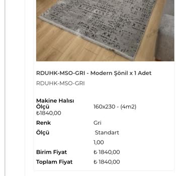Reydeko Halı Siparişimi Elime Ulaştırmıyor Sürekli Oyalanıyorum