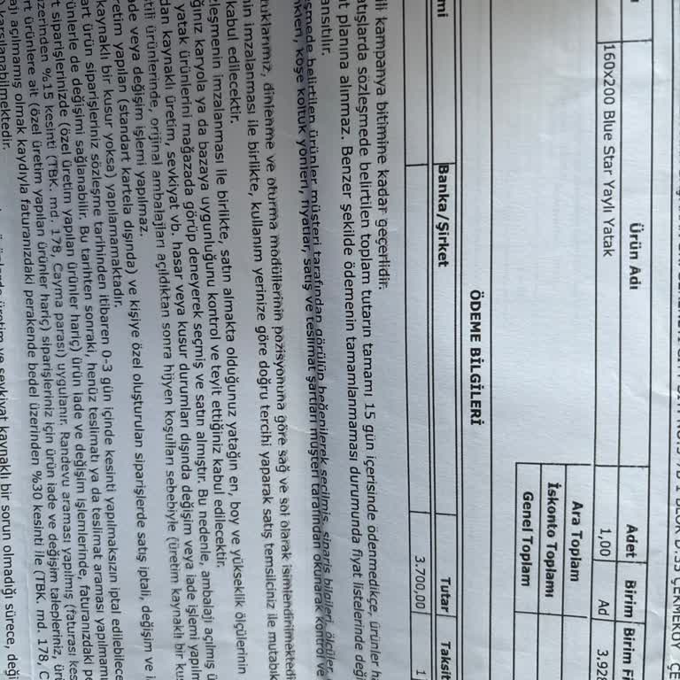 Yataş Hayal Kırıklığına Uğratan Yatak Deneyimi