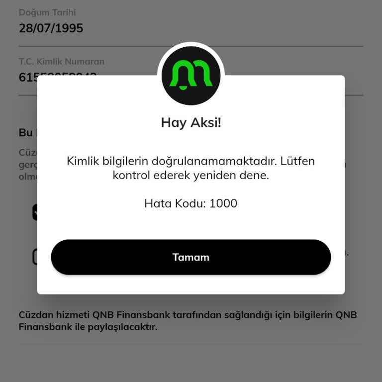 Mono App Kimlik Bilgileri Uyuşmuyor Sorunu