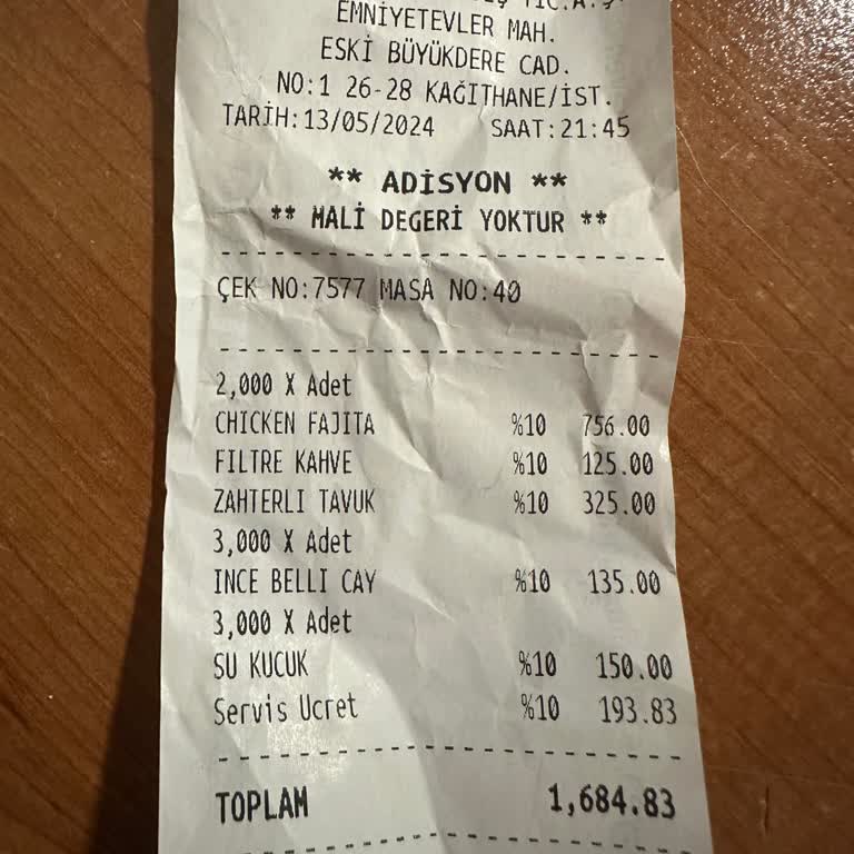 Huqqabaz Servis Ücreti Alınması