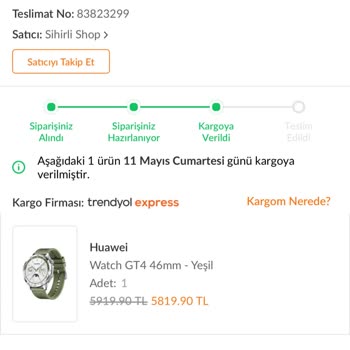 Trendyol Express Her Seferinde Geç Gelen Kargo