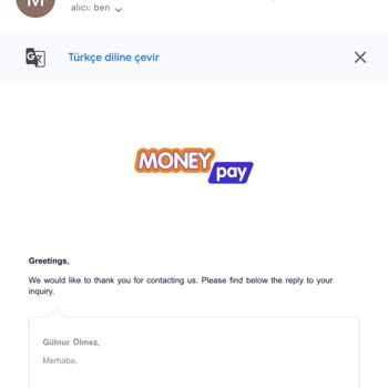 MoneyPay Money Payda Yaşadığım