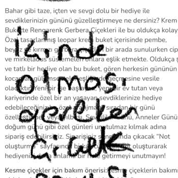 ÇiçekSepeti Anneler Günü Siparişim Eksik Geldi