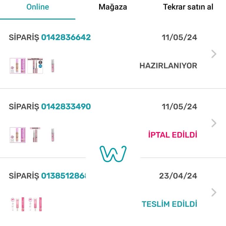 Watsons Ürünüm Kargo Ya Hala Verilmedi