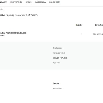 Karcher Ödemesi Yapılan Siparişi 18 Gündür Kargoya Vermiyor