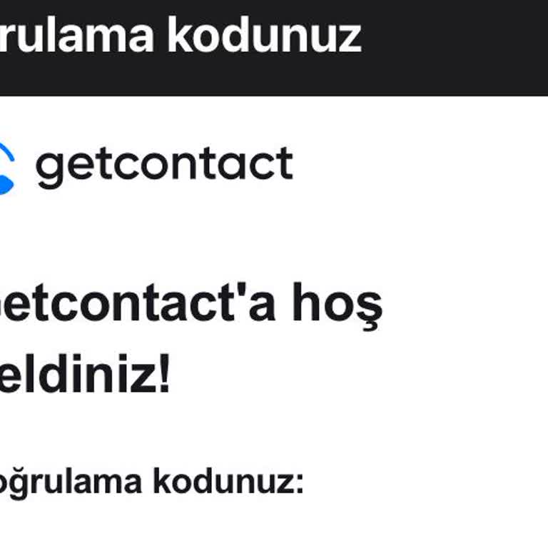 Getcontact Kullanmadım Benden İzinsiz